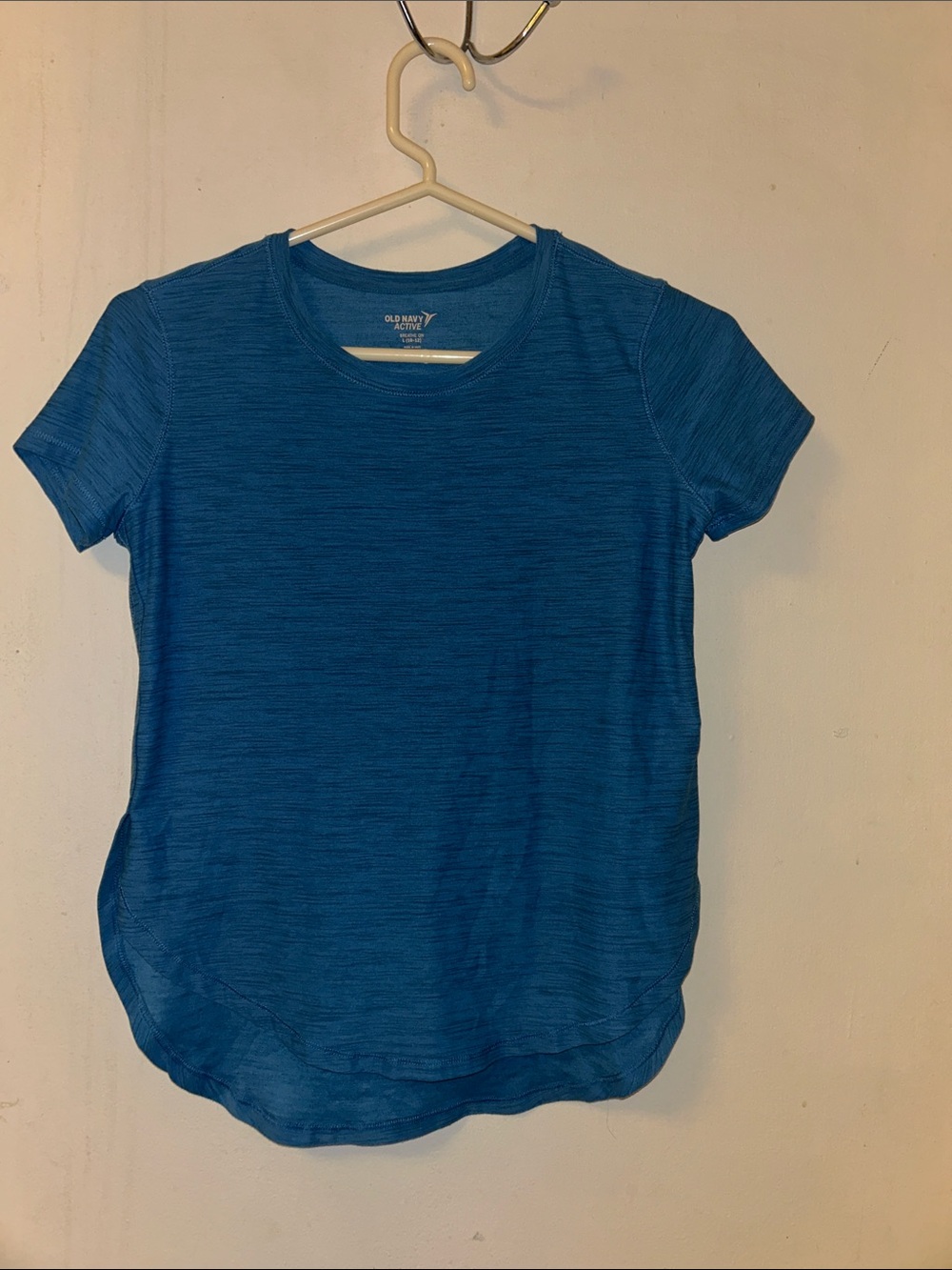 Old Navy Women's Teal-Blue Short Sleeve Crew Tee